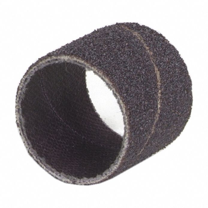 Spiral Band: 1 in Dia x 1 in W, Aluminum Oxide, 60 Grit, R228