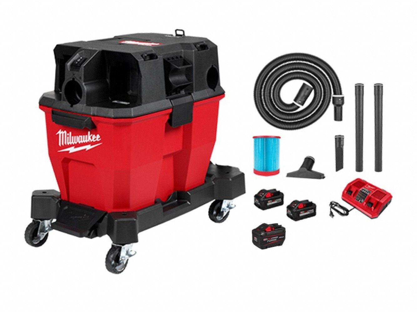FUEL 9 GAL Wet/Dry Vac + HD Batt