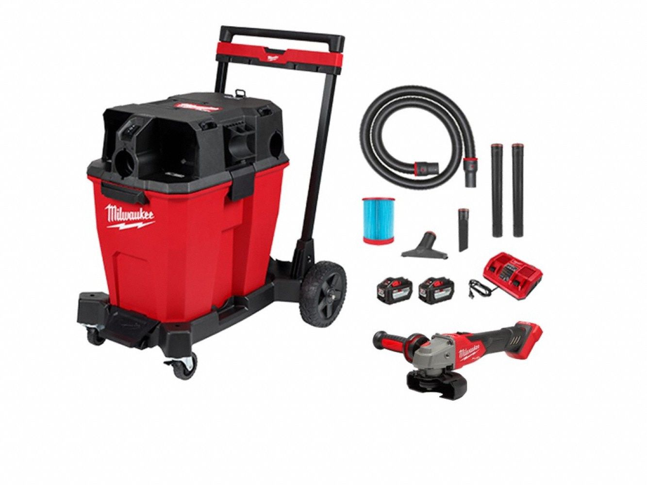 M18 FUEL 12 GAL Wet/Dry Vac + Grinder