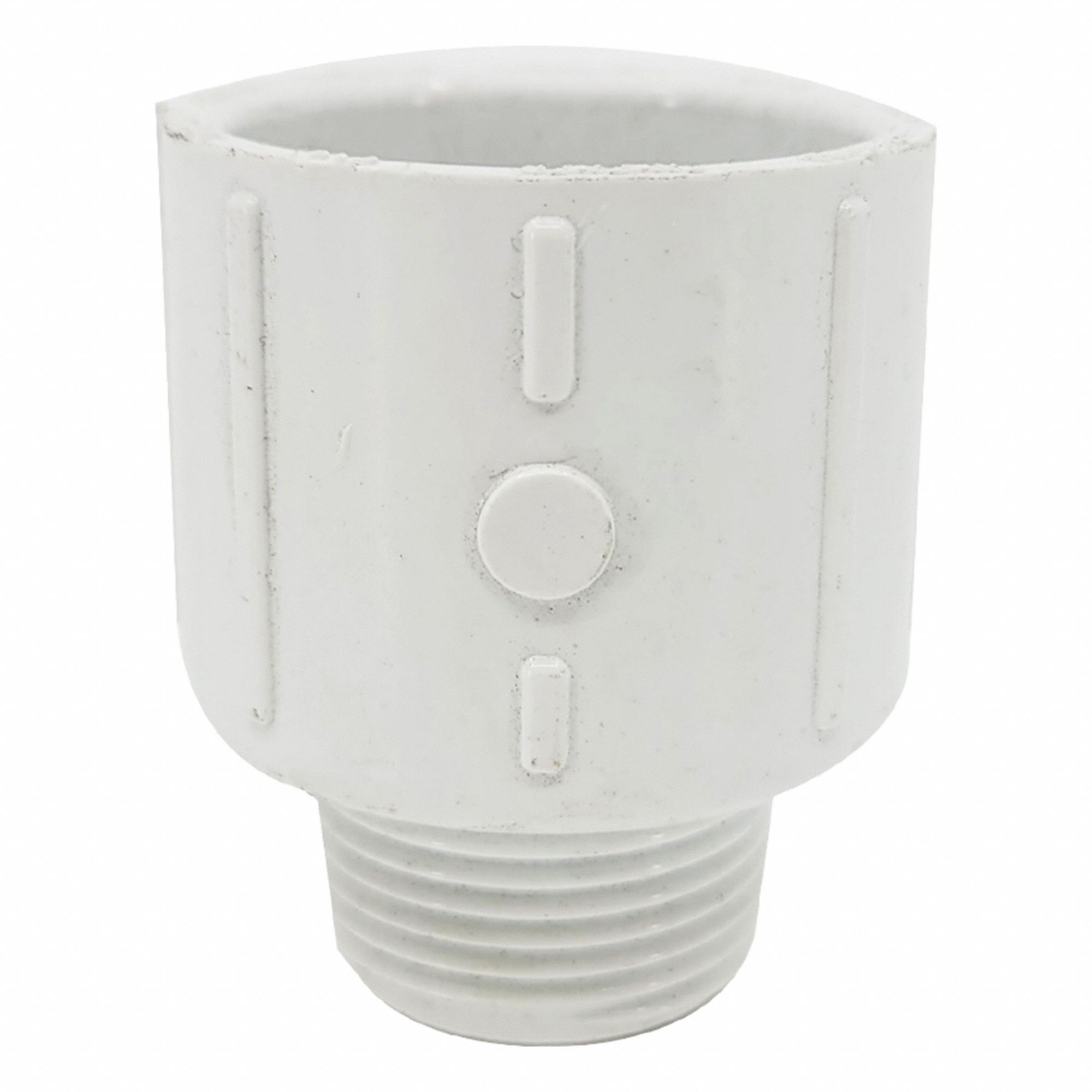 Breather Adapter: 1" Inlet, 3/4 in MNPT Outlet