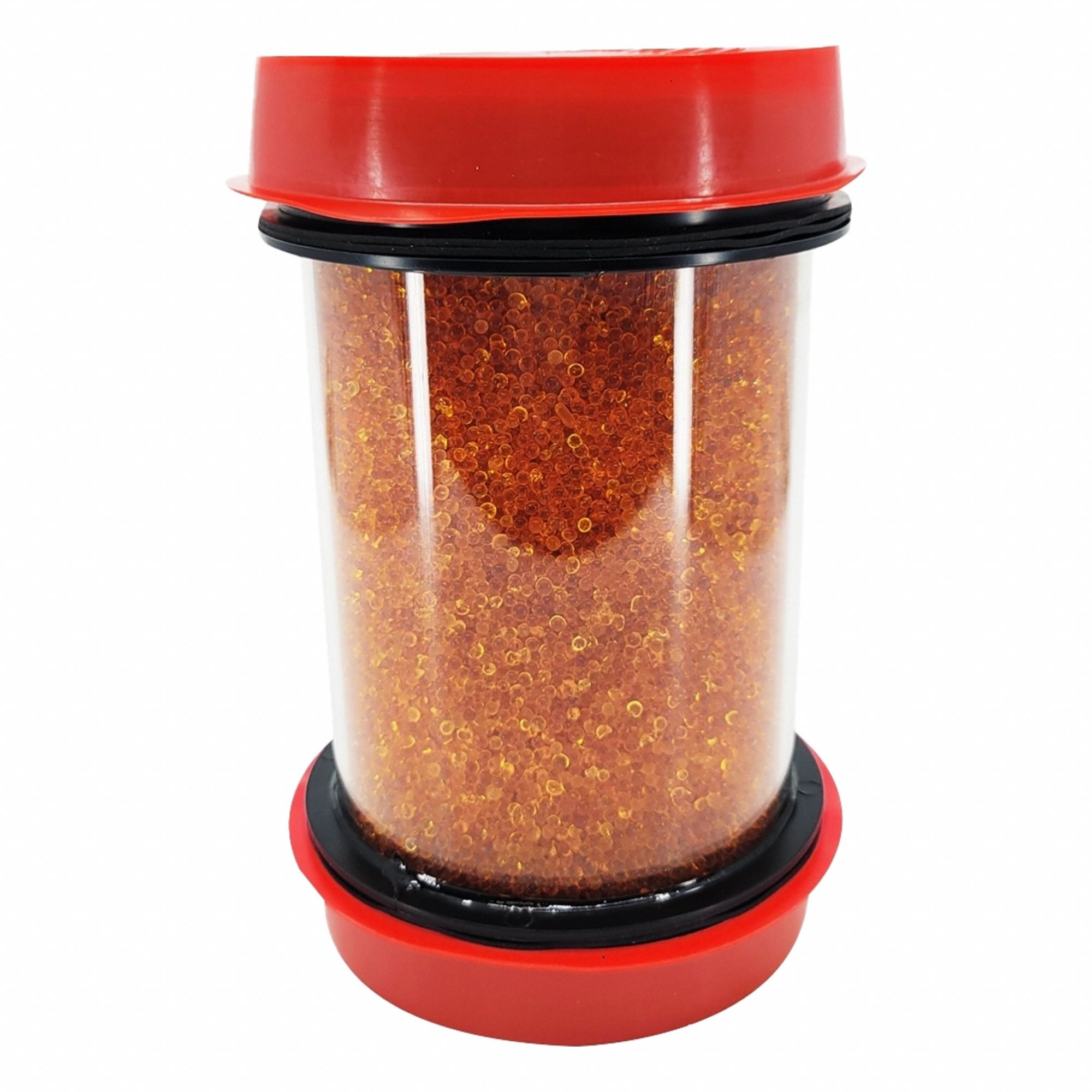 Desiccant Breather Replacement Cartridge: Silica Gel, 2 Micron Rating, 8 in Overall Lg