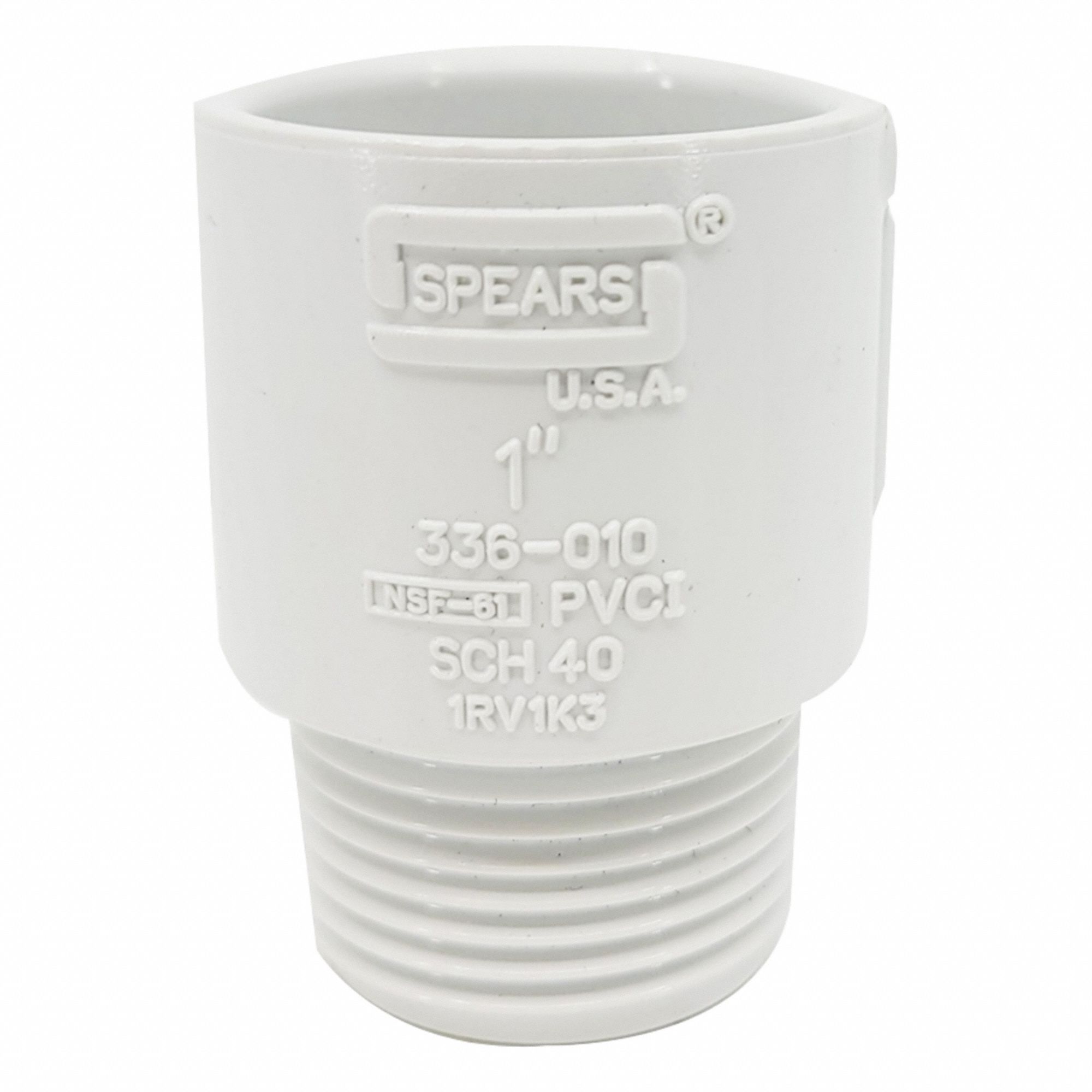 Breather Adapter: 1" Inlet, 1 in MBSP Outlet