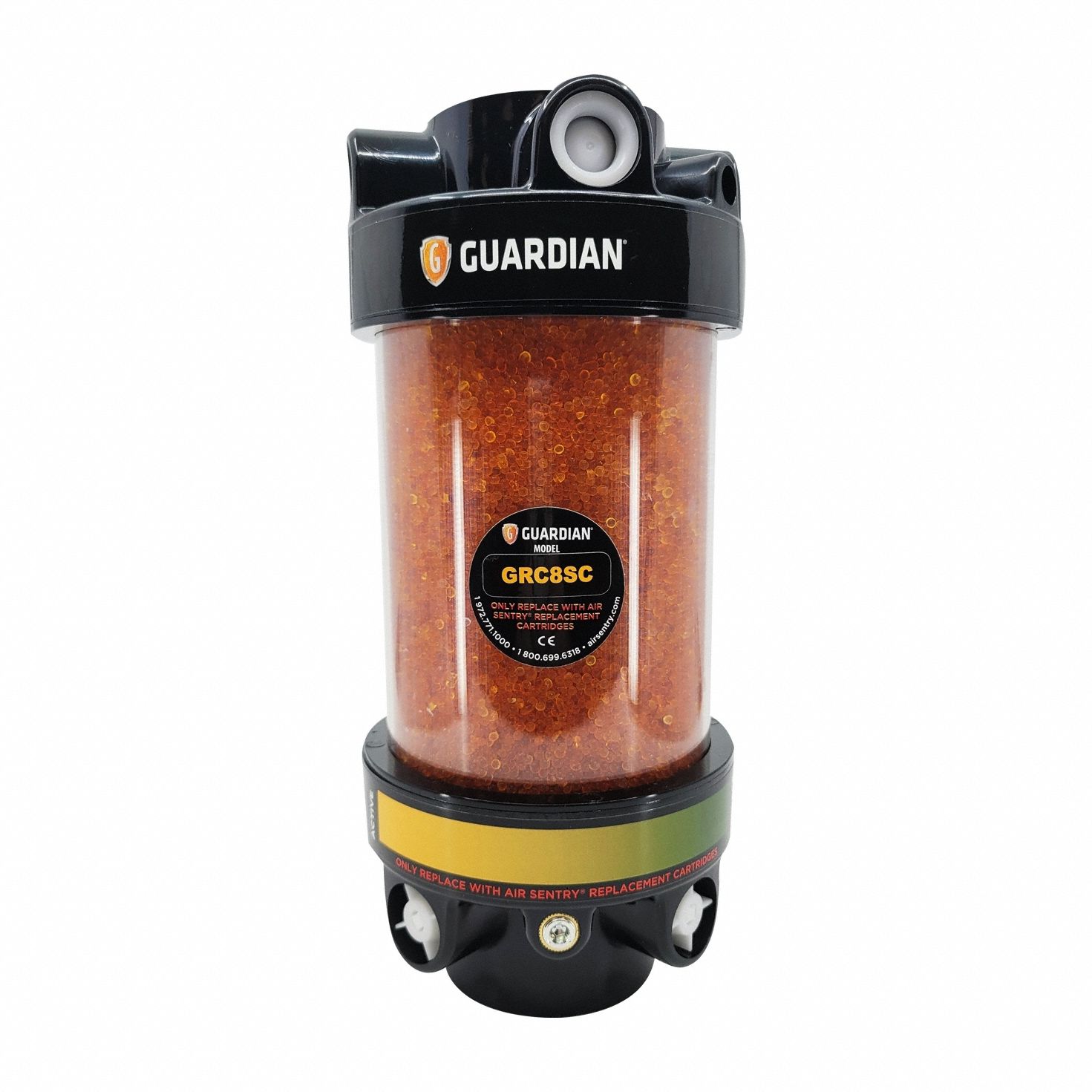 Hydraulic Tank Desiccant Breather: Guardian Series, Silica Gel, 2 Micron Rating