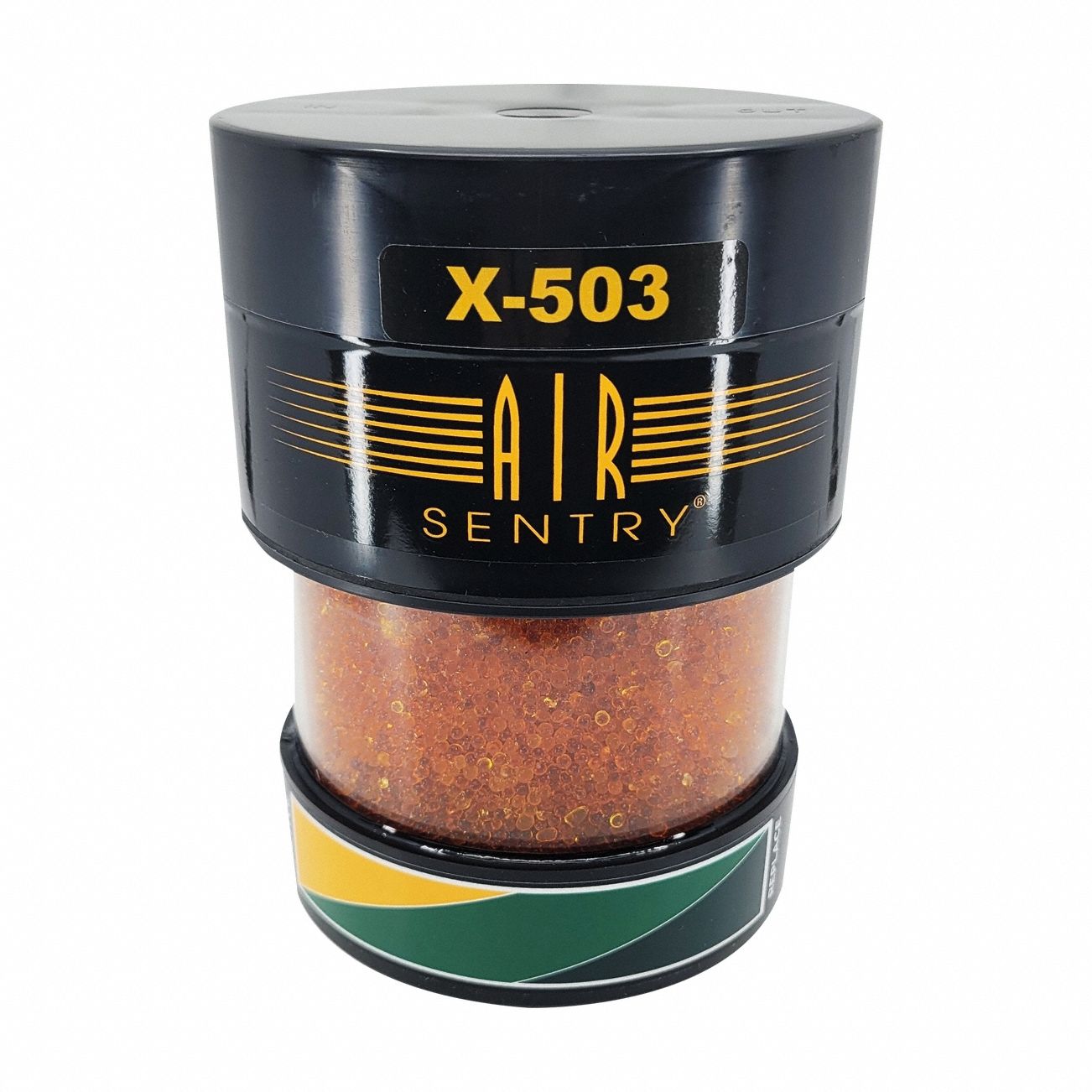 Hydraulic Tank Desiccant Breather: X Series, Silica Gel, 2 Micron Rating, 7 in Overall Lg