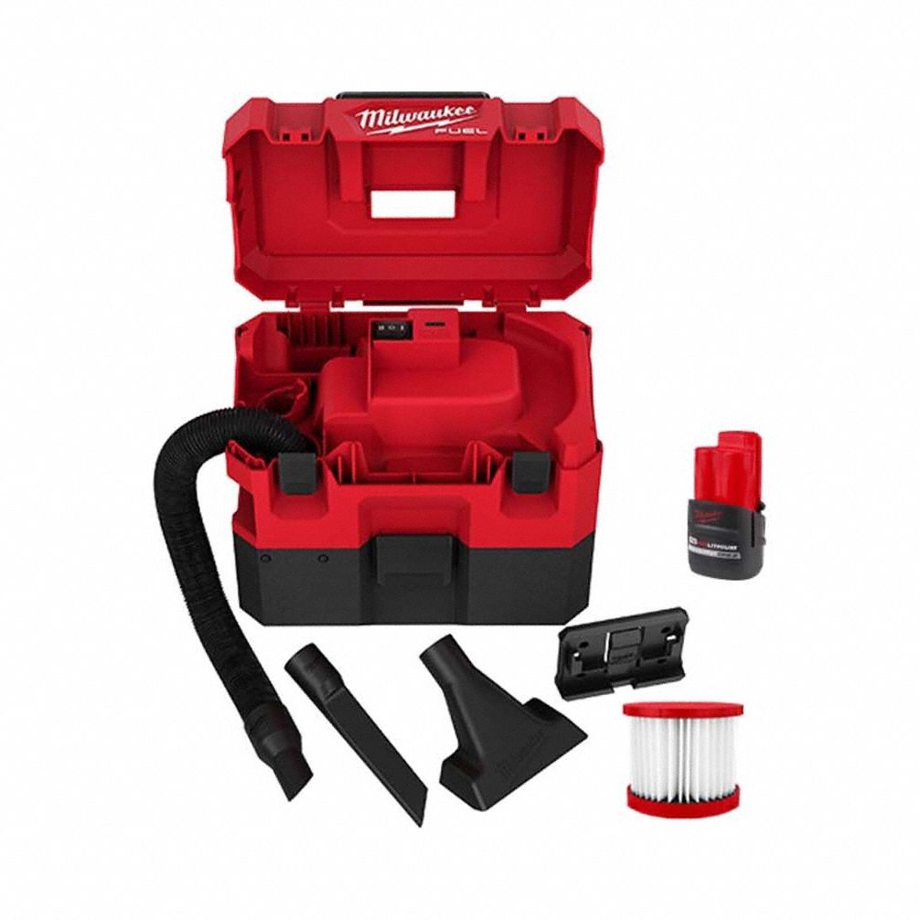 M12 FUEL 1.6GAL Vac+M12 HO CP2.5 Battery