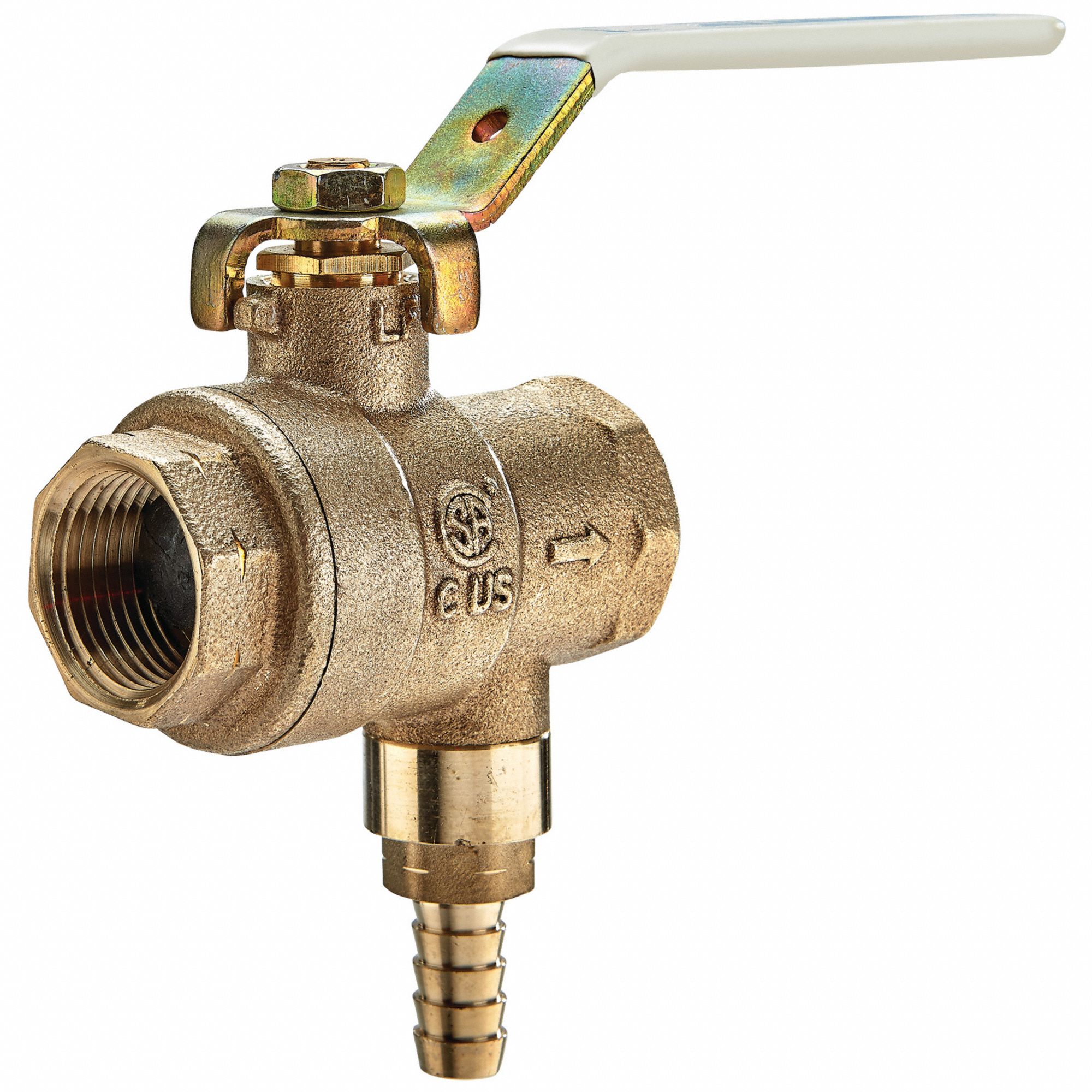 Ball And Relief Valve: FNPT x FFPT, 3/4 in x 3/4 in, Bronze, 400 psi Max. Op Pressure
