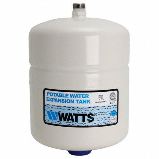 WATTS, 2.1 gal Tank Capacity, 3/4 in Connection, Expansion Tank ...