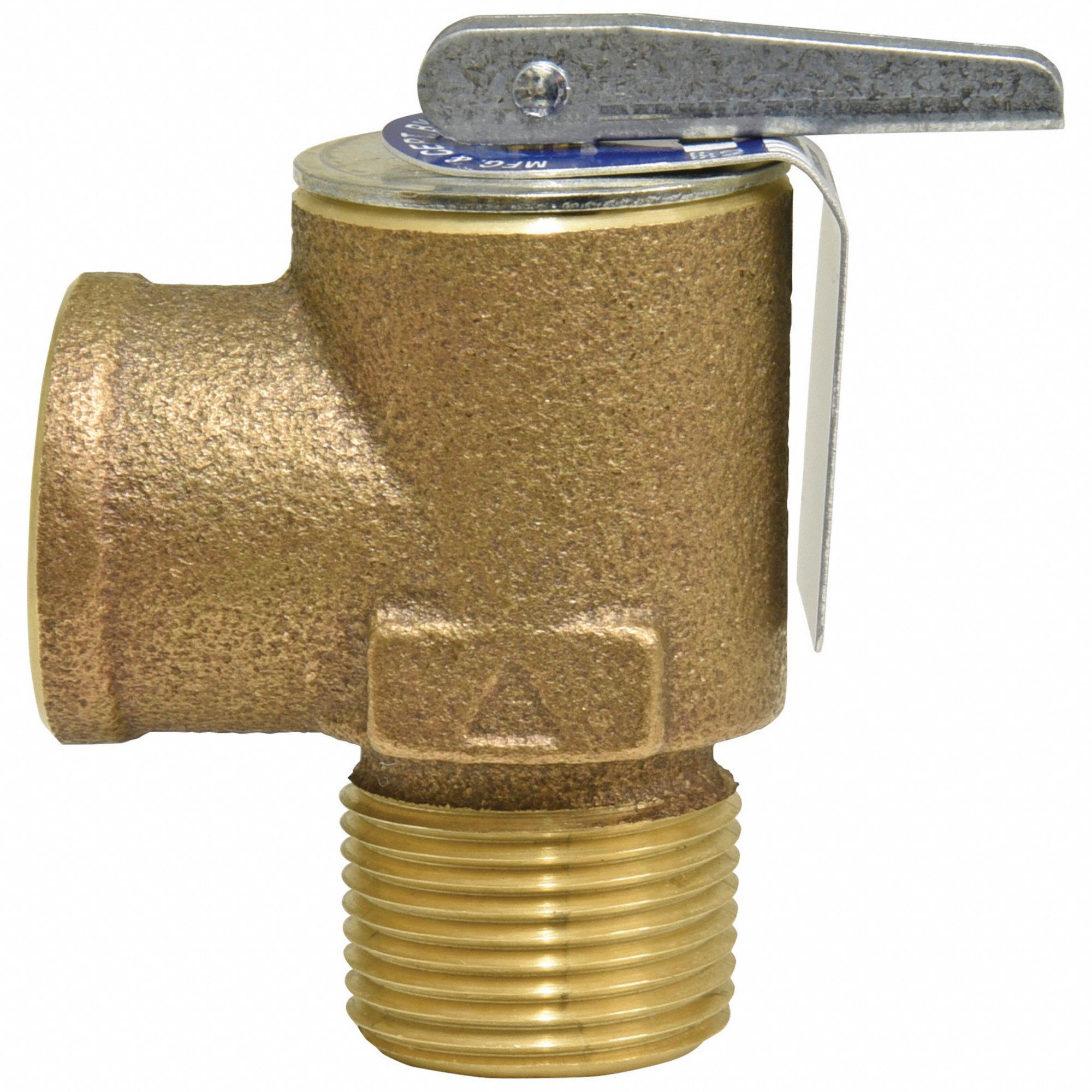WATTS, Bronze, NPT, Pressure Safety Relief Valve 794JU43/4 M335M2