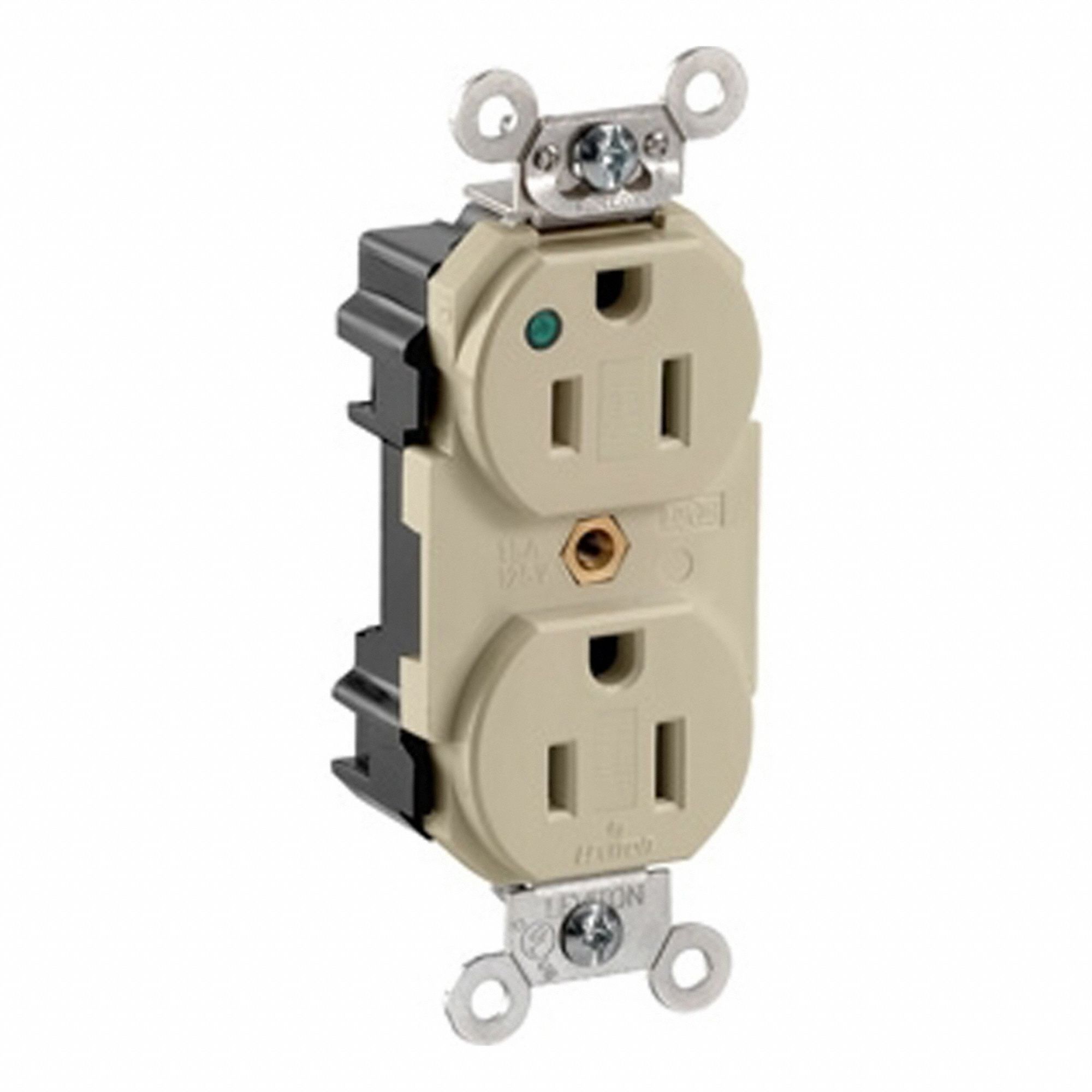 Lev-Lok Dup HG 15A 125V PI Ivr