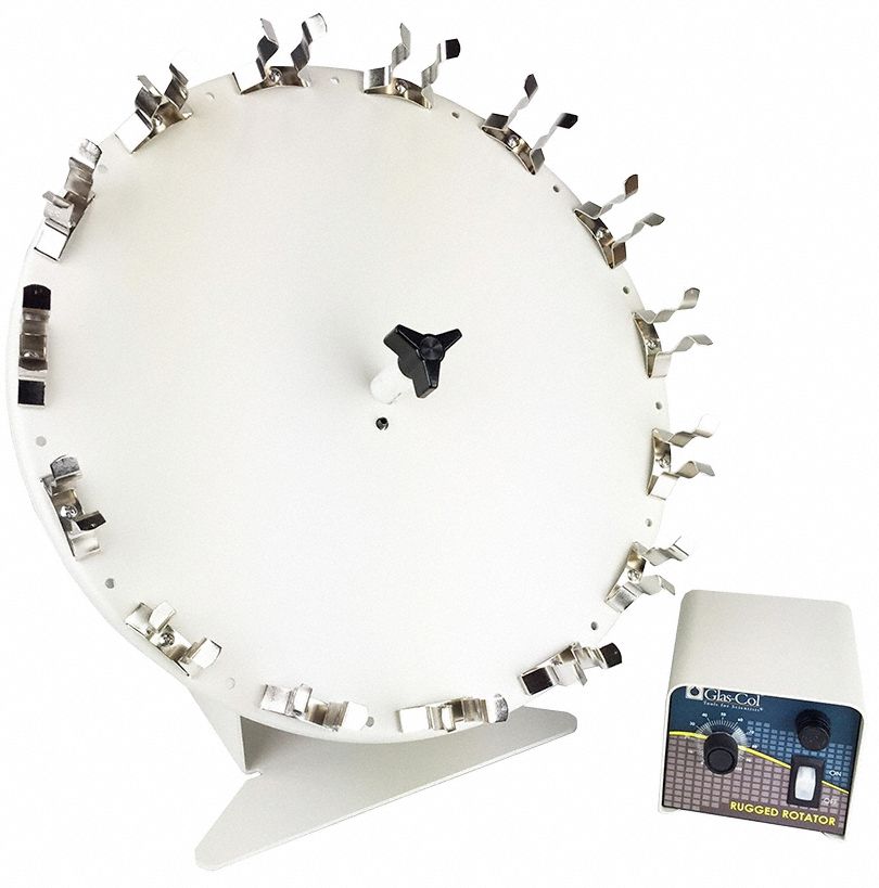 Rotator: GLAS-COL, 0 RPM to 8 RPM, 0 RPM Speed - Min, 8 RPM Speed - Max, Lab Rotators