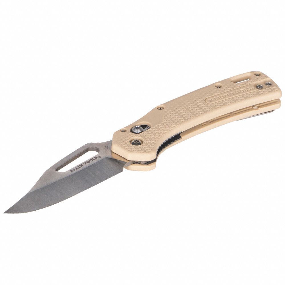 KTO Clip Point Blade Knife Sand