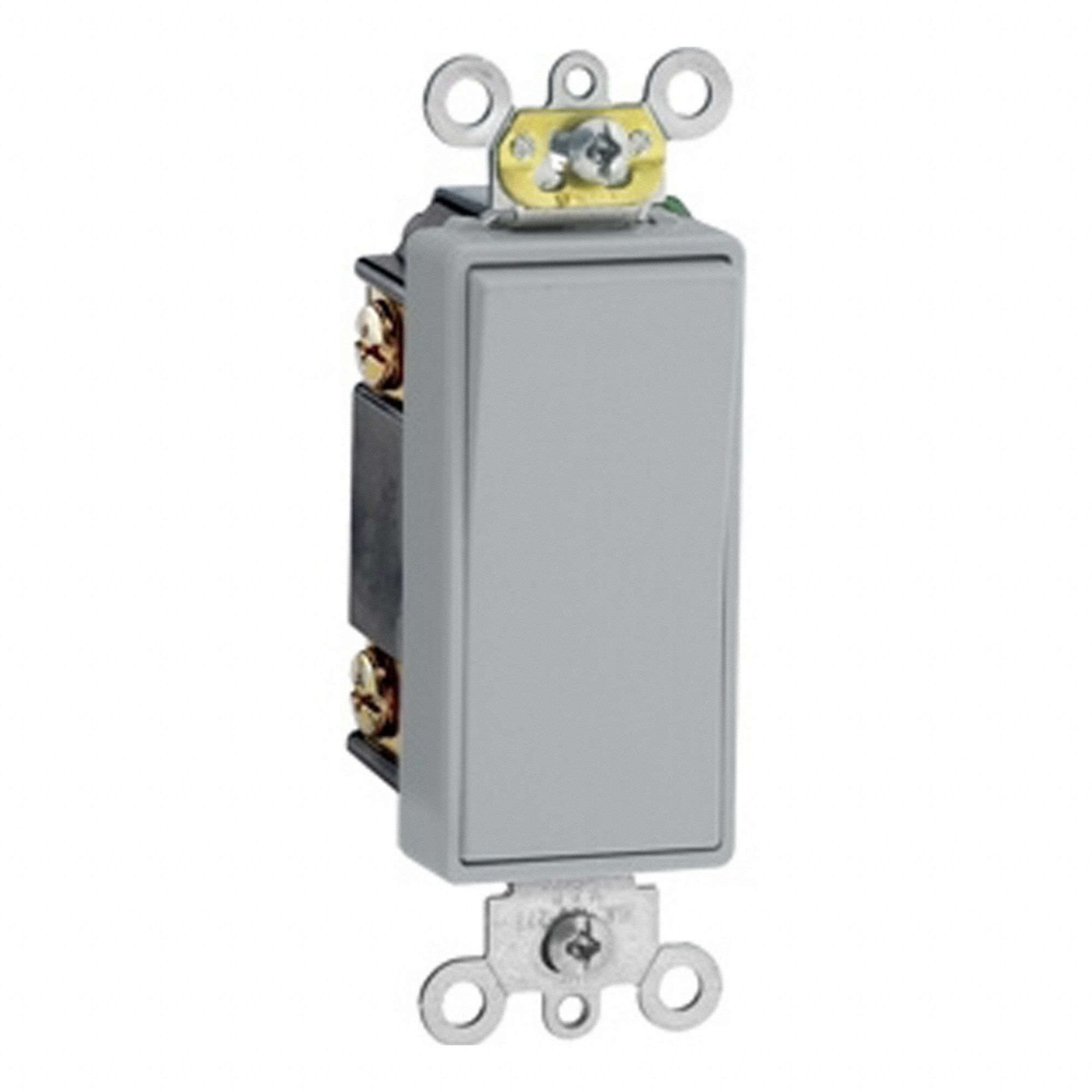 Decora Plus Rocker 3-Way 15A Gray