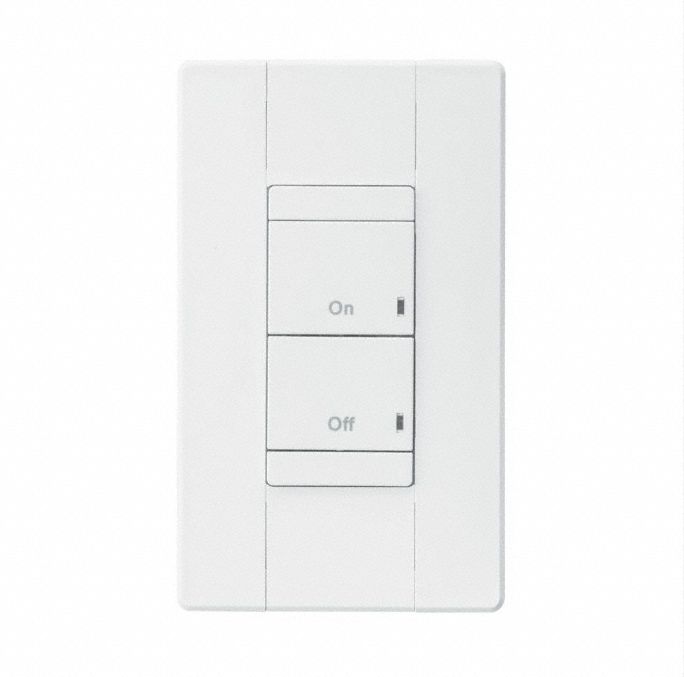 Wall Switch: 3 Buttons, nLight®, Low Volt, Low Volt, Hard Wired, White