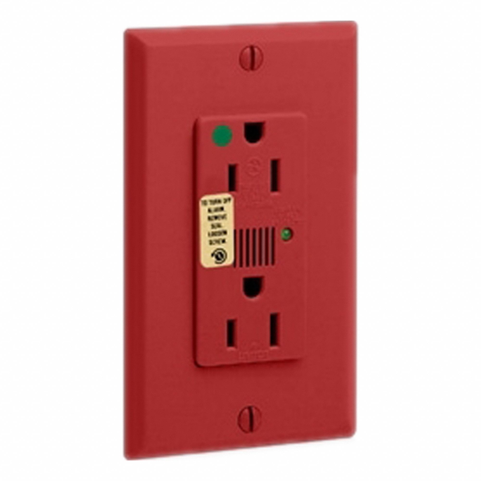 Decora Plus Surge Outlet HG 15A Red