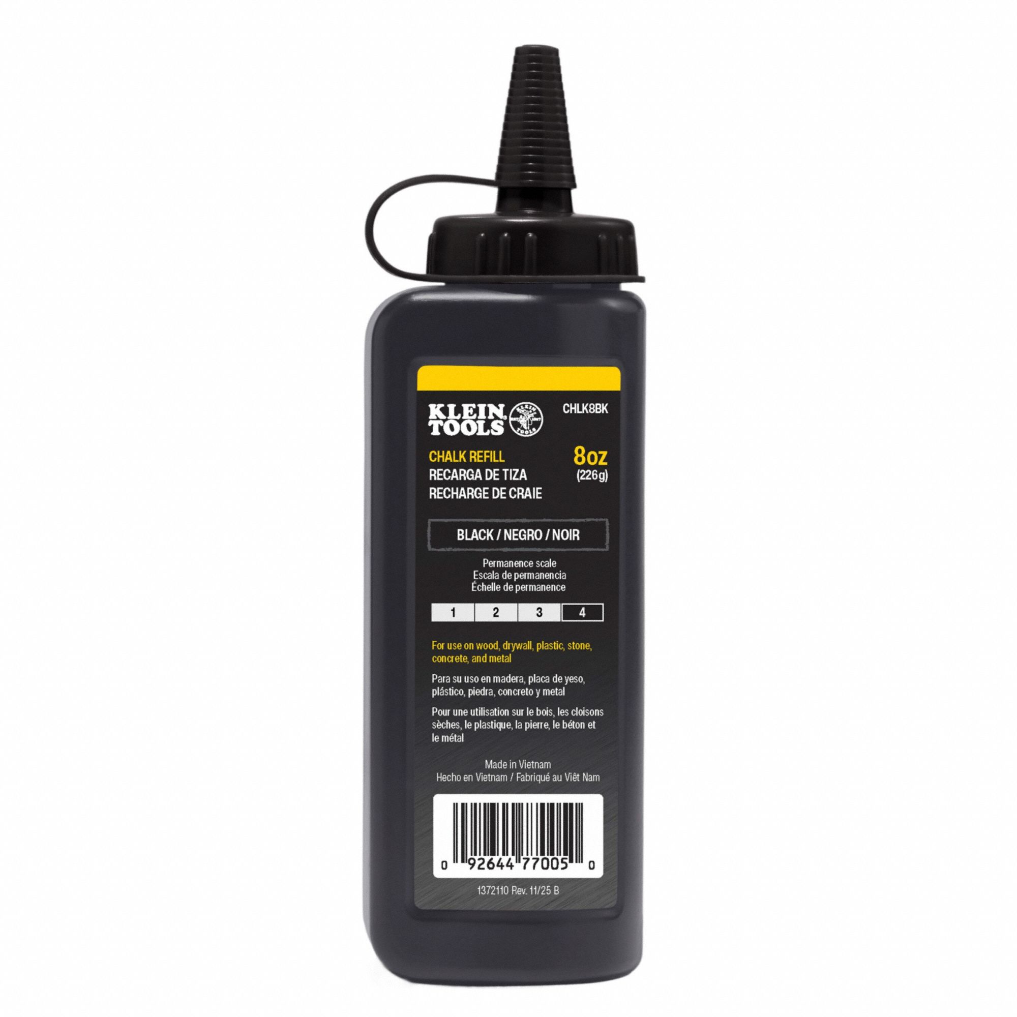 Chalk Refill Black 8-Ounce