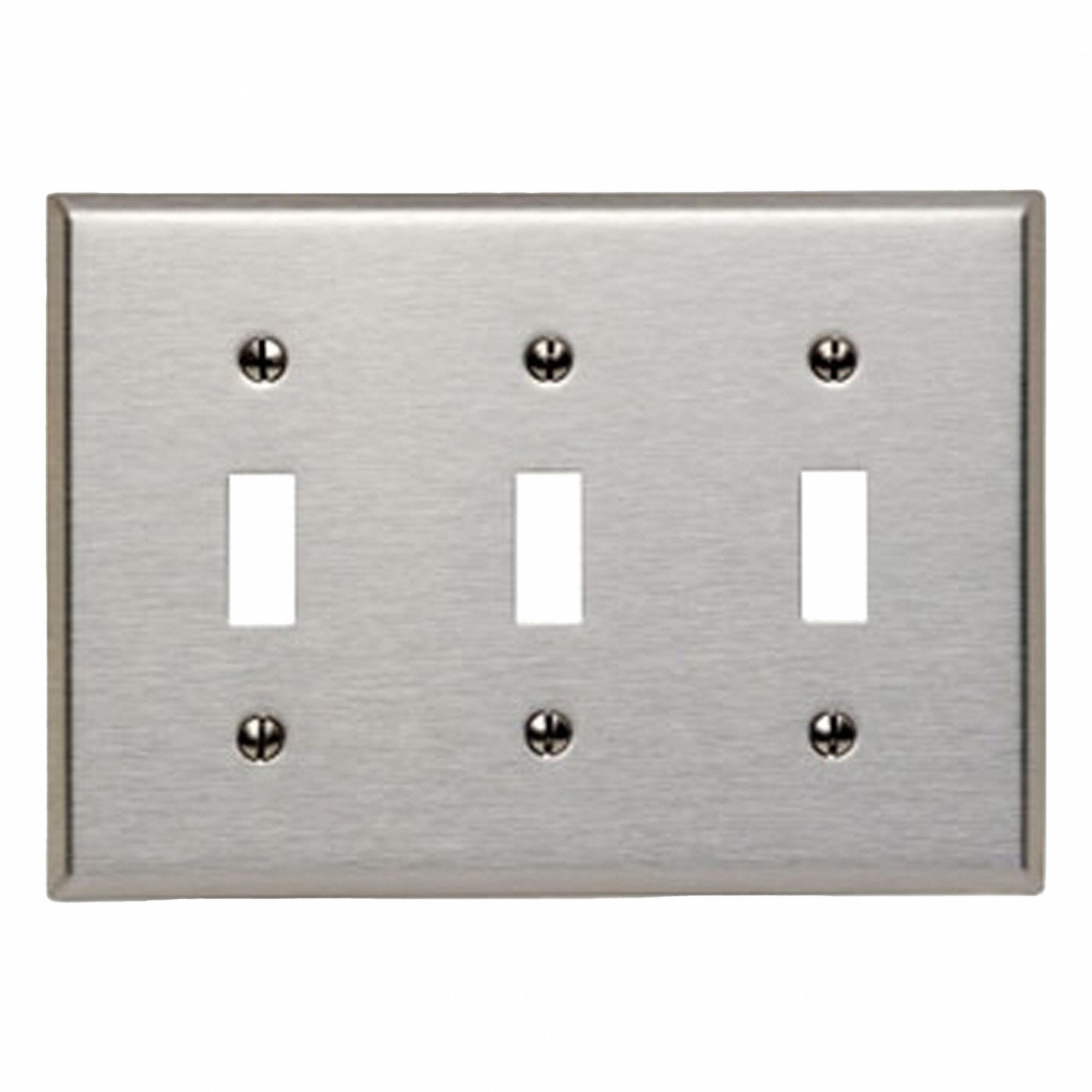 WallPlate Toggle Silver StainlessSteel