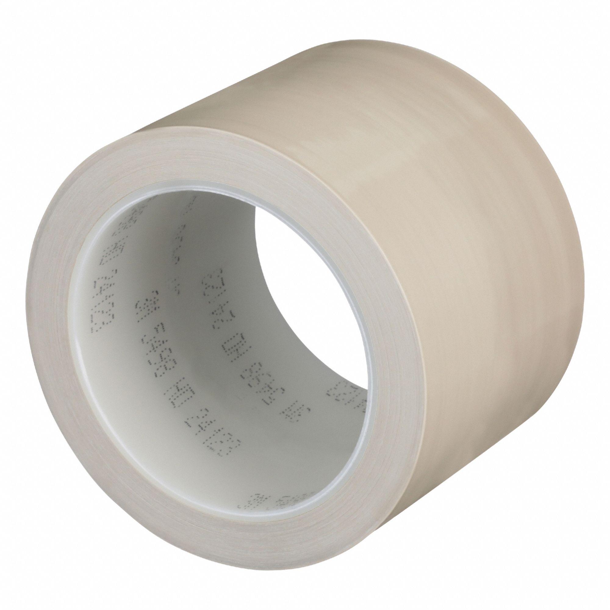 Film Tape: 2 in Wd, 36 yd Lg, 4 mil Thick, Rubber, Polytetrafluoroethylene Film, Brown