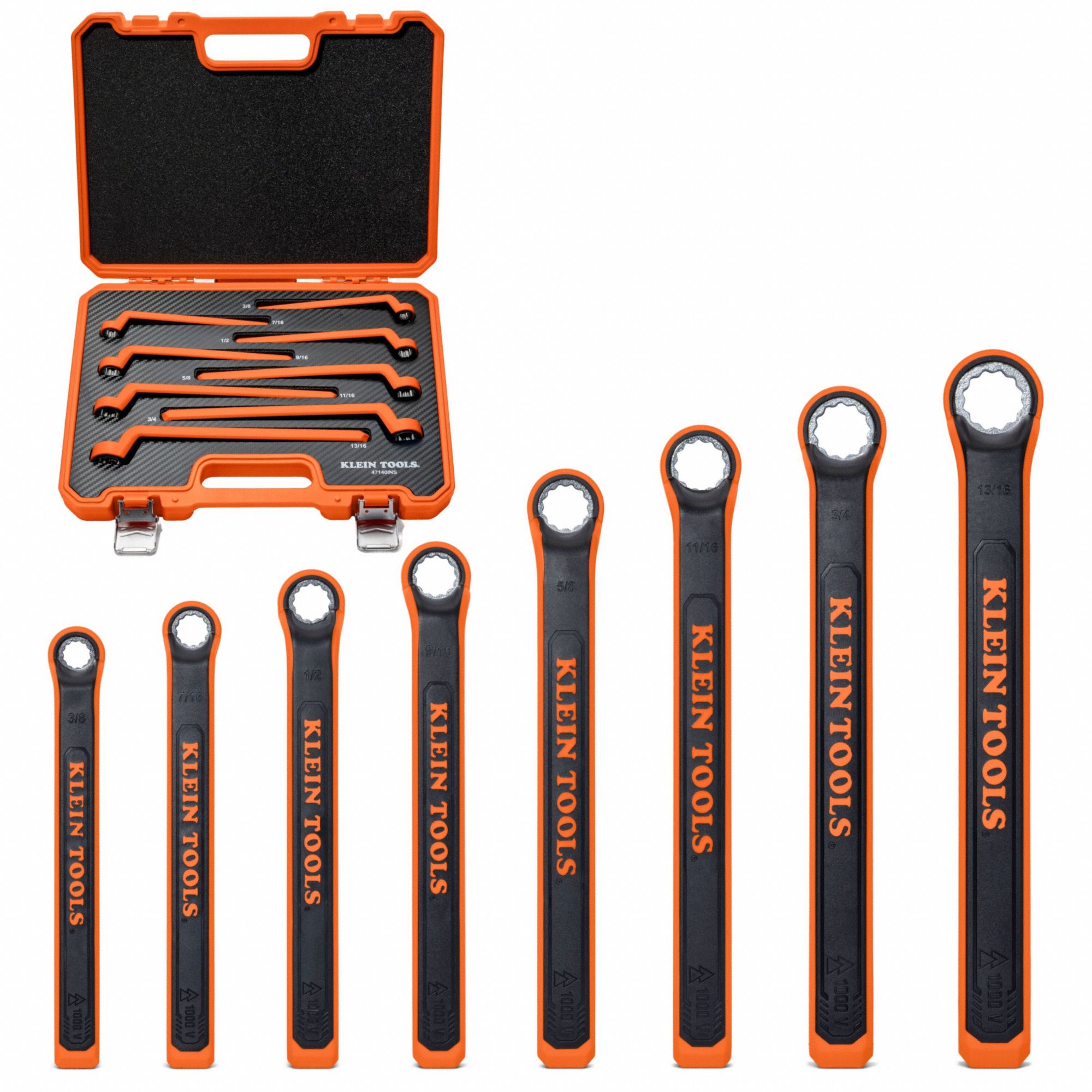Insulated Box End Wrench Set 8-Pc