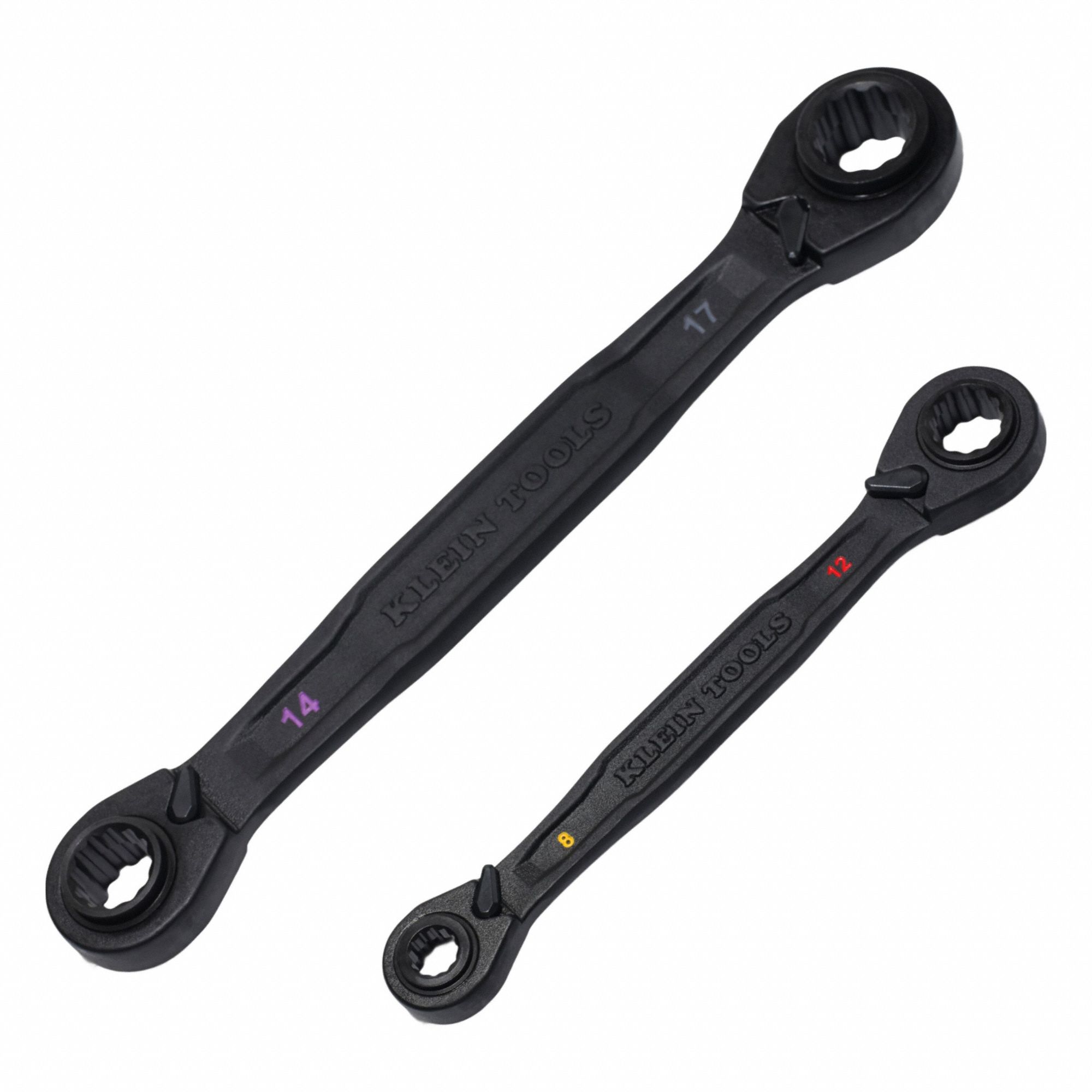 Ratcheting Wrench Set 8 mm to 19 mm