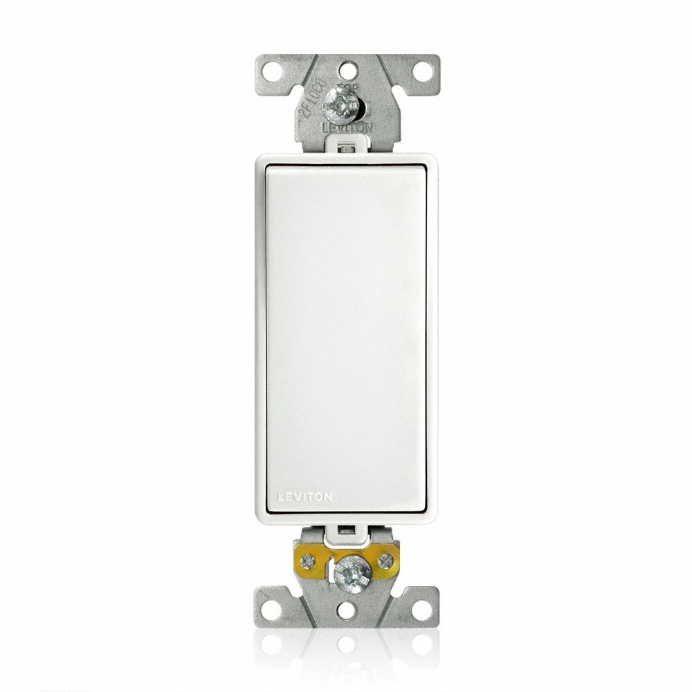 Rocker Switch, Single Pole, Wall Switch 810U70M5621W Grainger