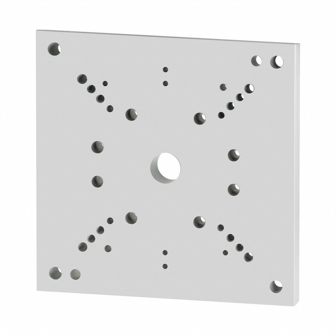 Tube Framing System Profiles: T-Slot Cobot Mounting Plate, 0.75 in H x 12 in W x 304.8 mm L, Inch