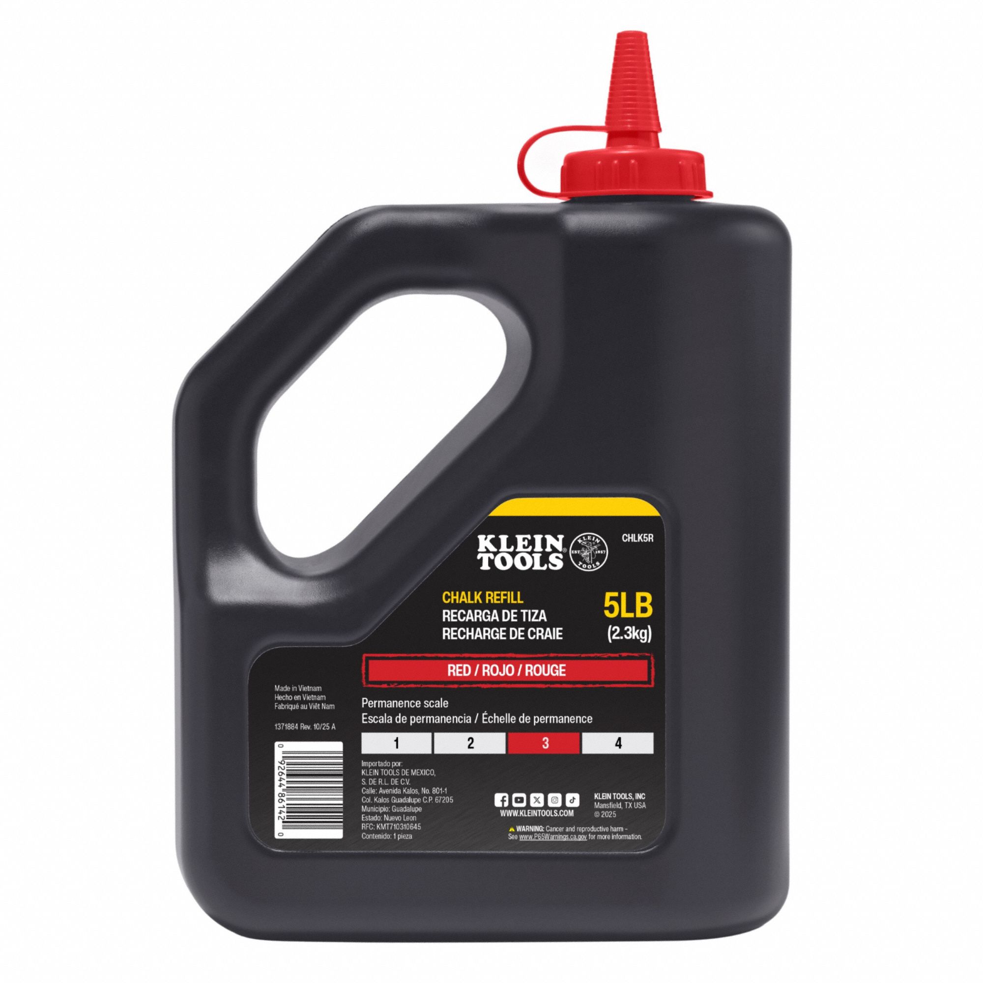 Chalk Refill Red 5-Pound