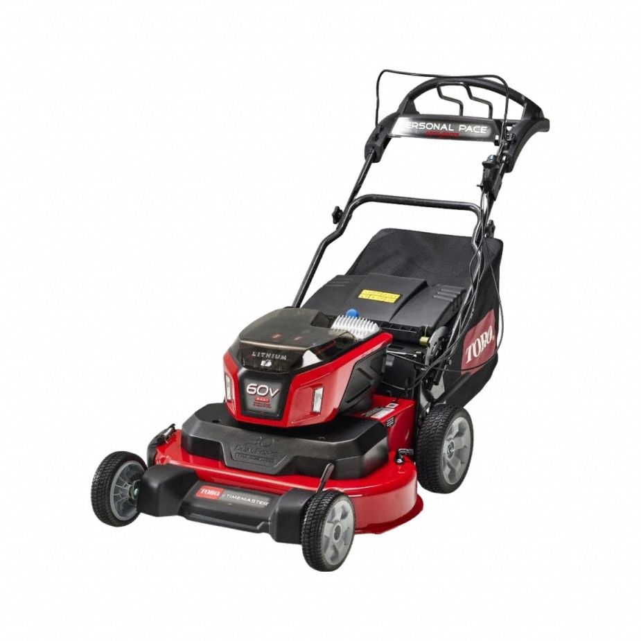 Cordless Lawn Mower: Self-Propelled, Bag/Mulch/Side Discharge Location, Variable Speed Settings