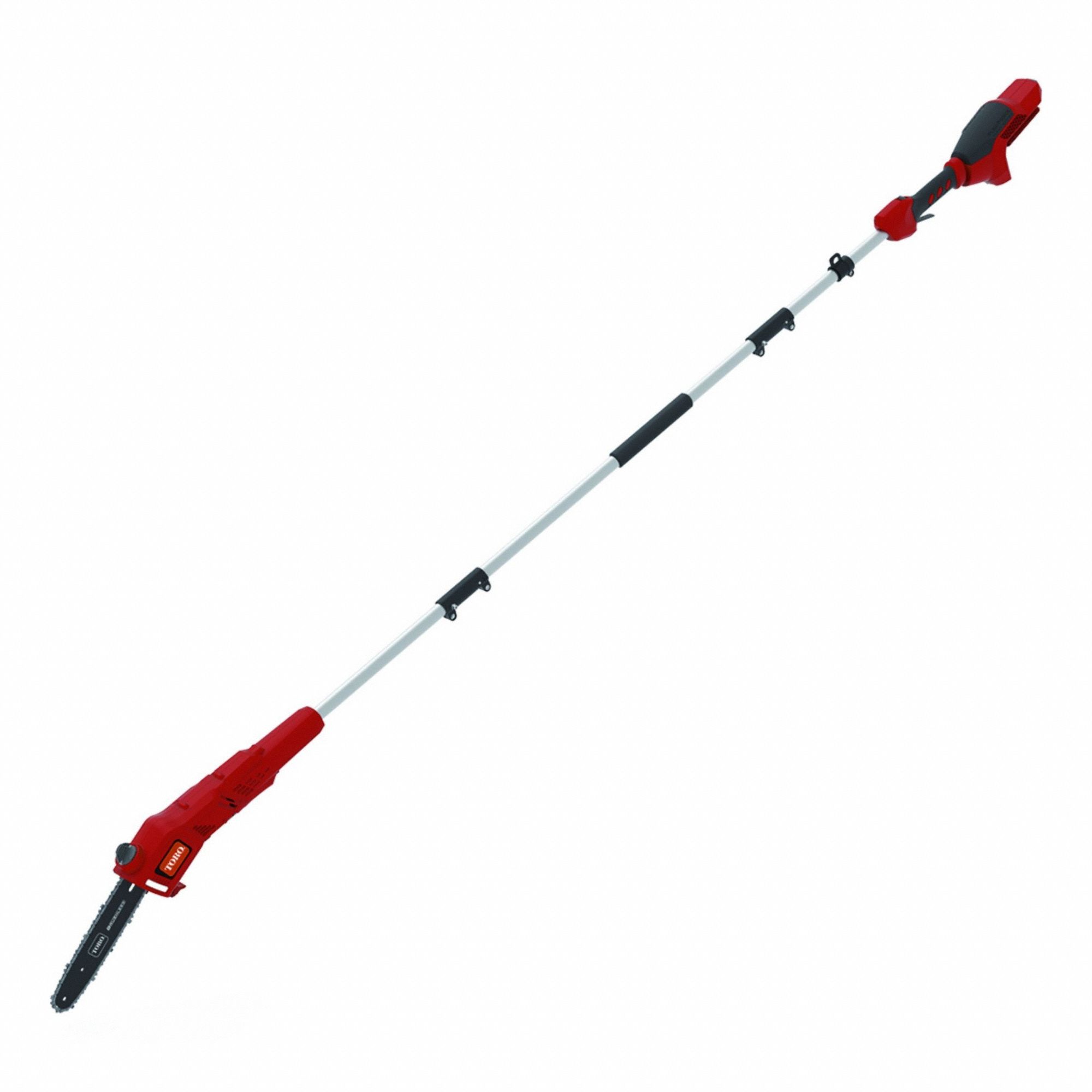 Pole Saw: 10 in Blade Lg, 8 ft Reach, 60 V, Includes: Tool Only /0 Battery /0 Charger