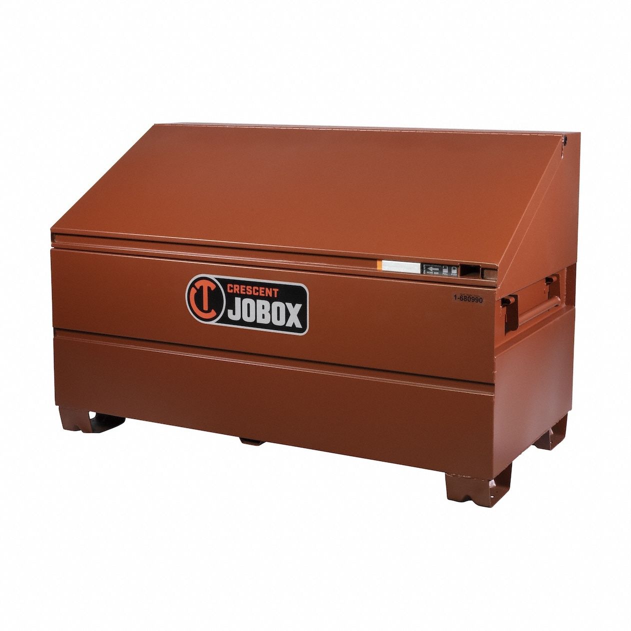 CRESCENT JOBOX 60 in Wd 30 in Dp 39 1/2 in Ht Slope-Lid Jobsite