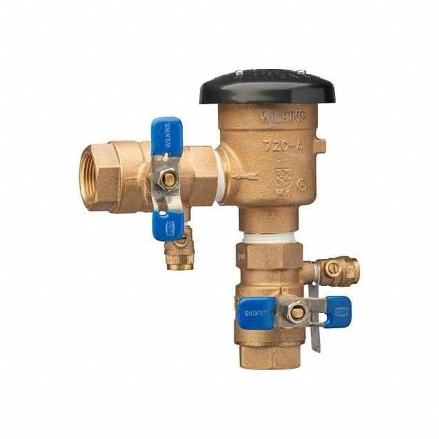 Vacuum Breaker: 114-720A, FNPT x FNPT, For Water Media, 33°F – 110°F, Back-Siphonage