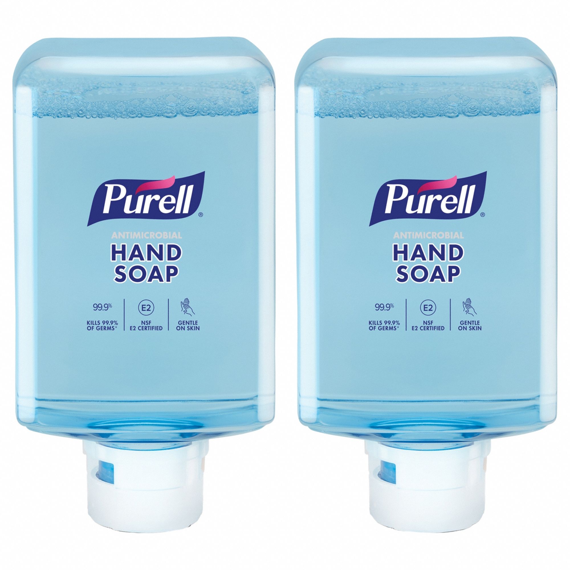 Hand Soap: Series ES10, 1, 200 mL, Foam, Fragrance Free, E2, 2 PK