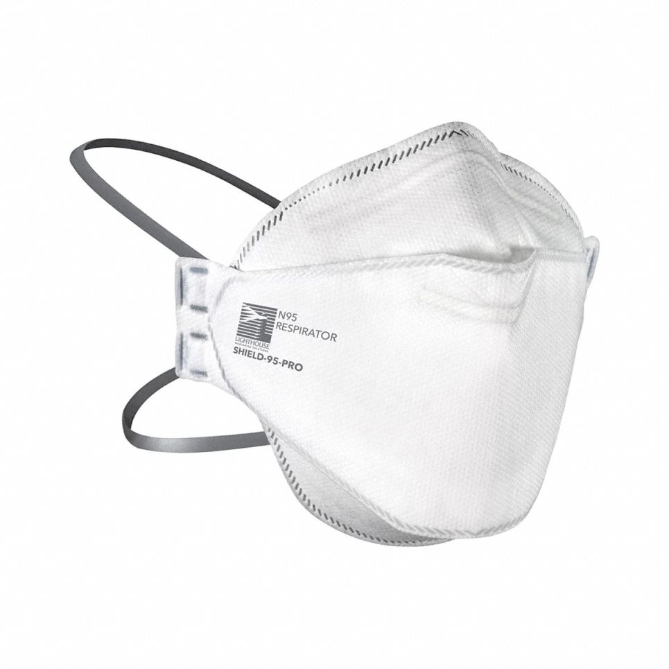 SHIELD-95-PRO Respirator: Flat-Fold,