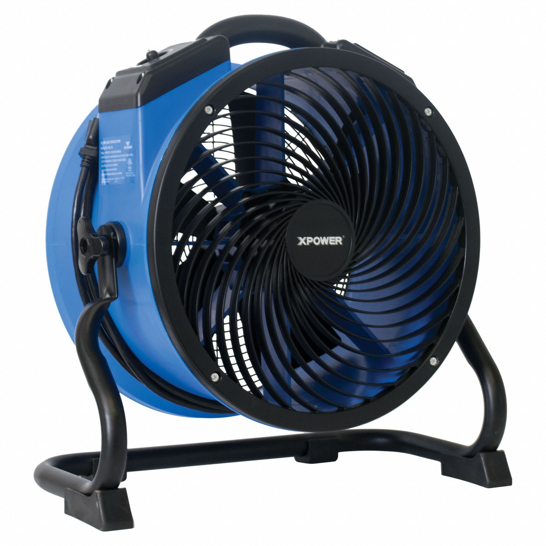 Circulating Fan: 14 in Blade Dia, Non-Oscillating, 4 Speeds, 9 3/8 in Ht, 19 3/16 in Wd