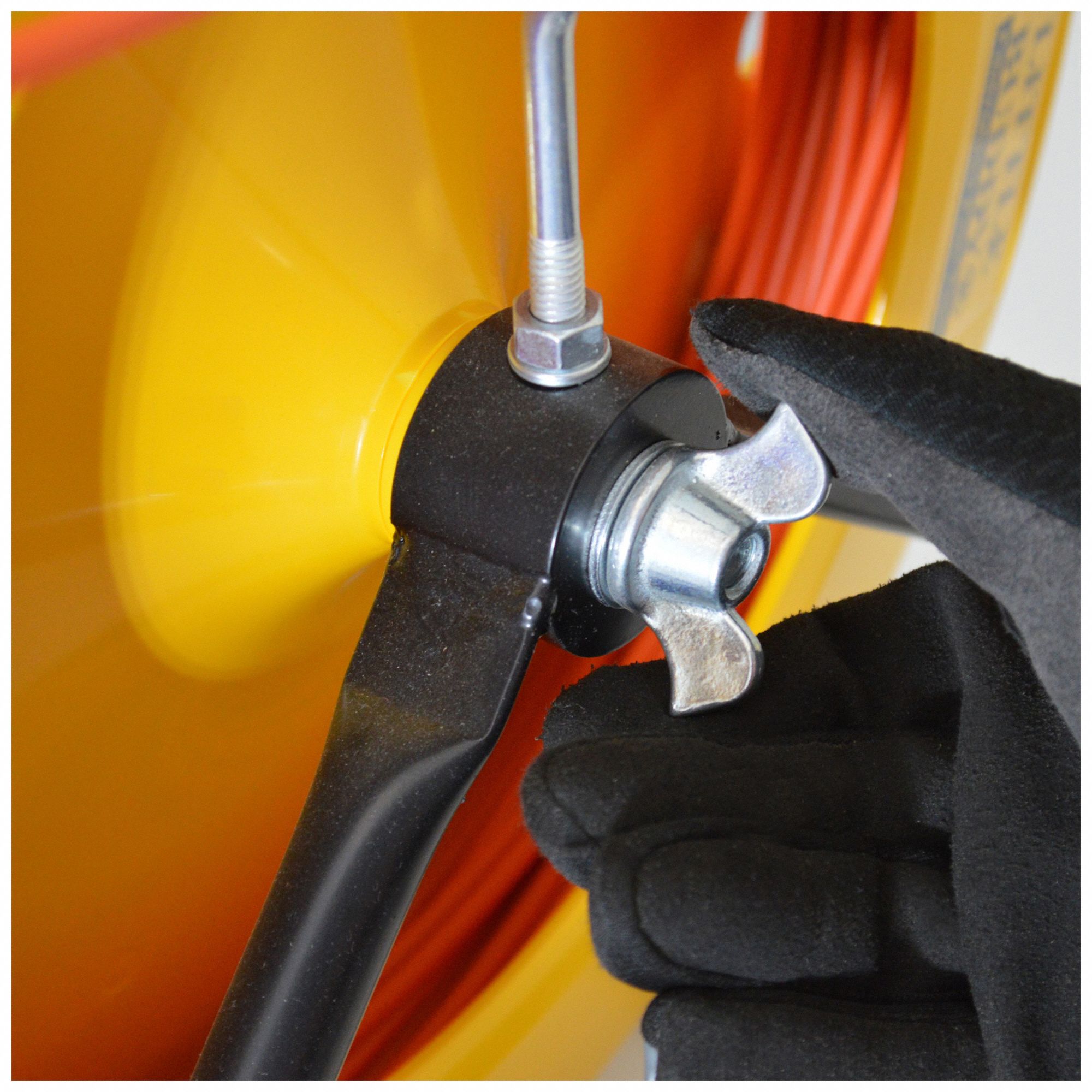 JAMESON Fish Tape 300 ft Lg, 17 in Case Dia, 300 lb Tensile Strength