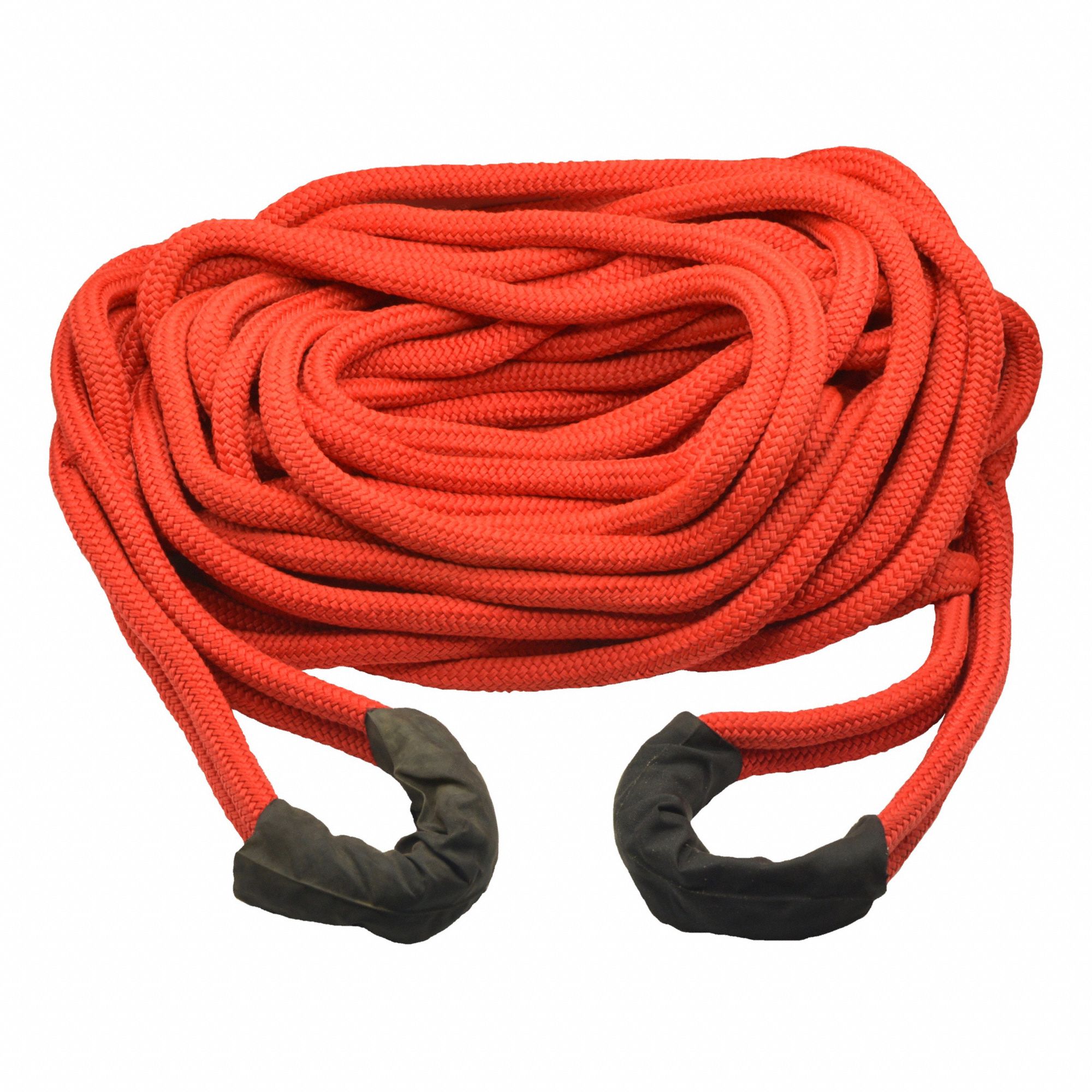 Recovery Rope: 30 ft Overall Lg, Nylon, Red, 18, 333 lb Working Load Limit, Loop
