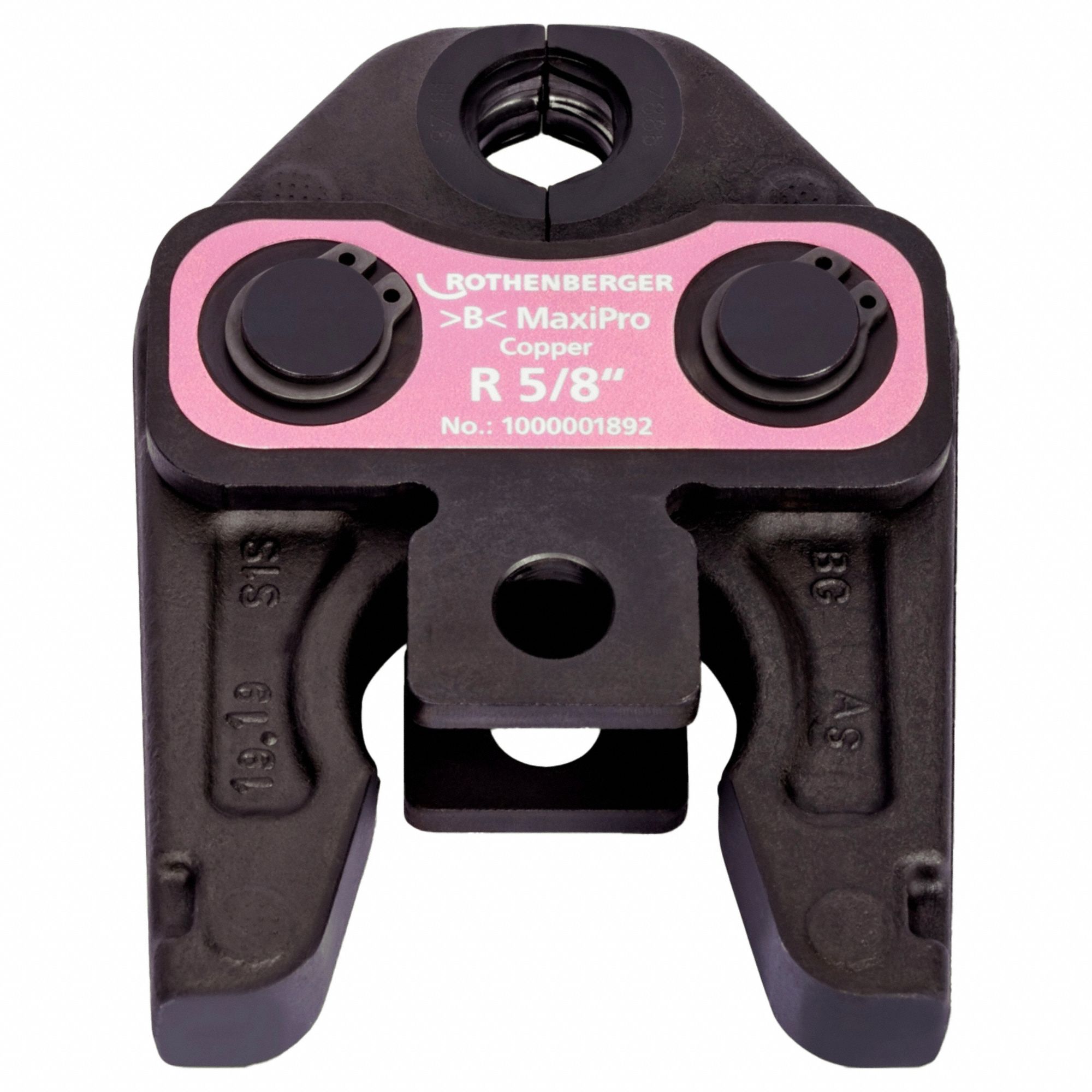 Press Jaw: 5/8 in Pipe, Copper, For MaxiPro, Std Tool Types