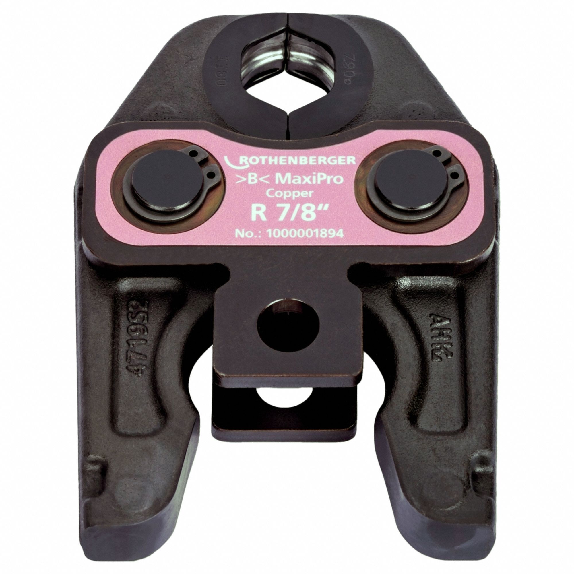 Press Jaw: 7/8 in Pipe, Copper, For MaxiPro, Std Tool Types