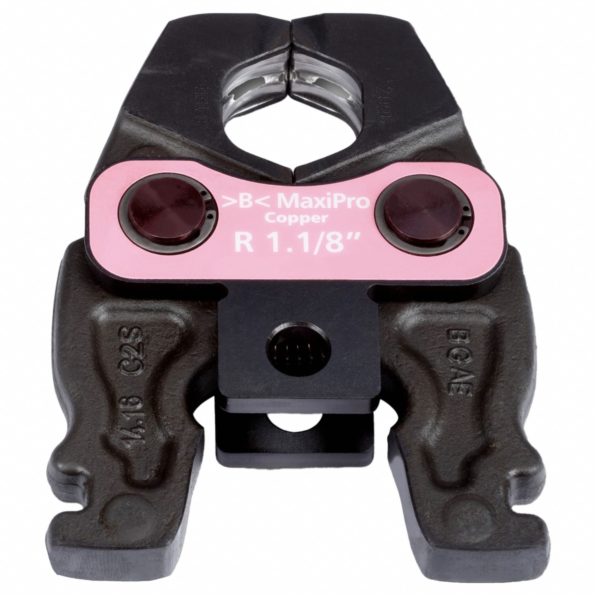 Press Jaw: 1 1/8 in Pipe, Copper, For MaxiPro, Compact Tool Types