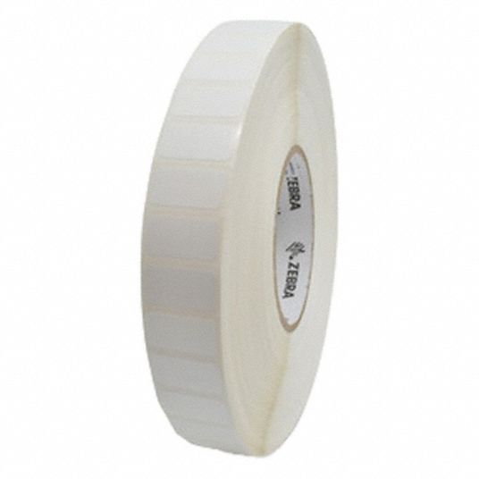 ZEBRA, 1 in Label Wd, 1/2 in Label Ht, Barcode Printer Labels - 896RX7 ...