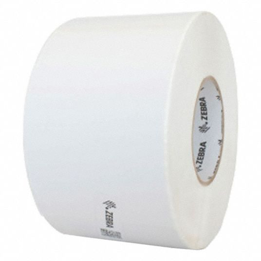 ZEBRA, 4 in Label Wd, 6 in Label Ht, Barcode Printer Labels - 896RZ1 ...