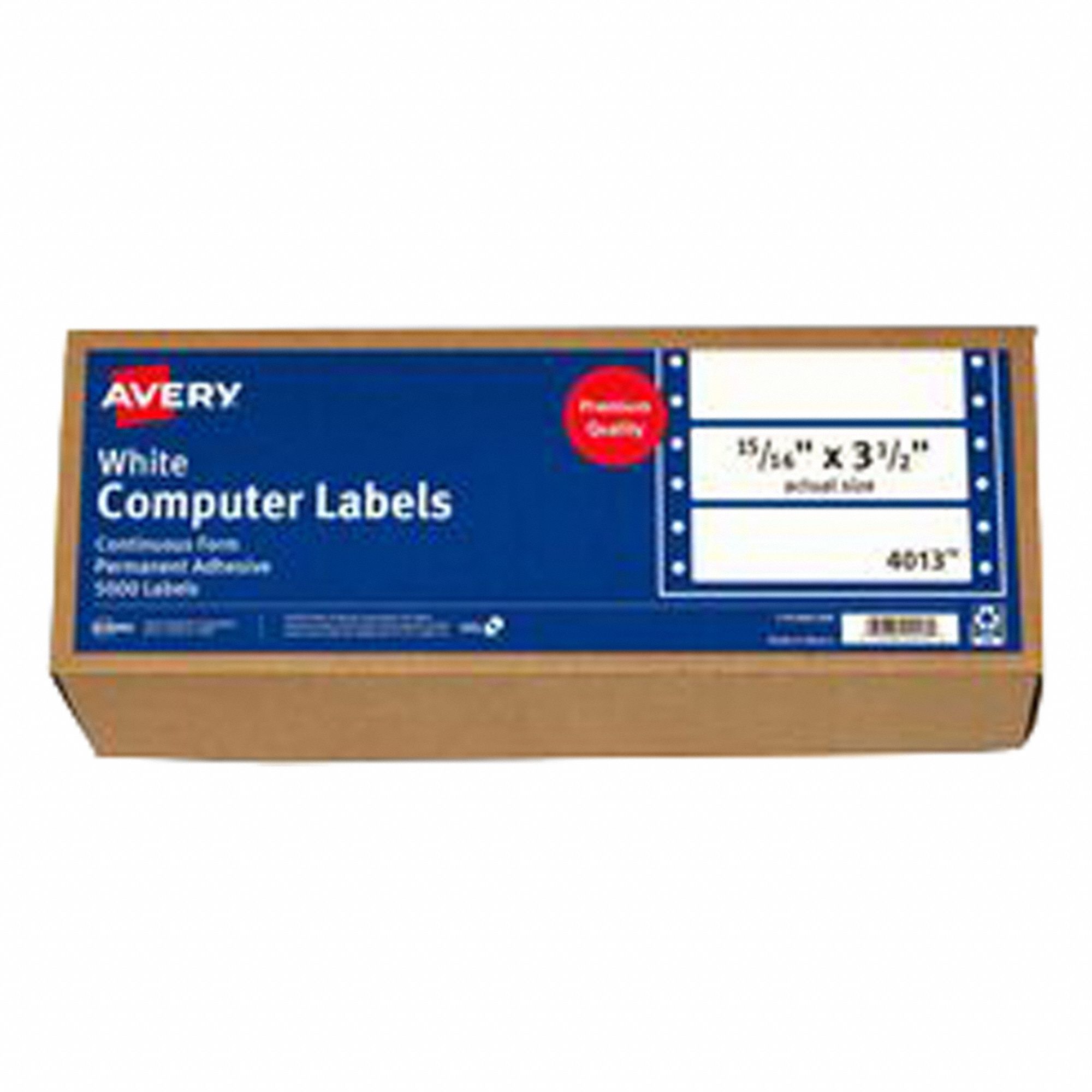 Label Paper White PK5000