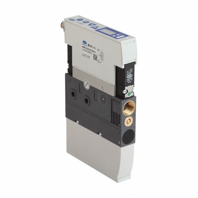 Multistage Compact Ejector: 6.53 cfm, 1/8 in G Female, 3/8 in G Female, PNP, 1 NC, SMPi