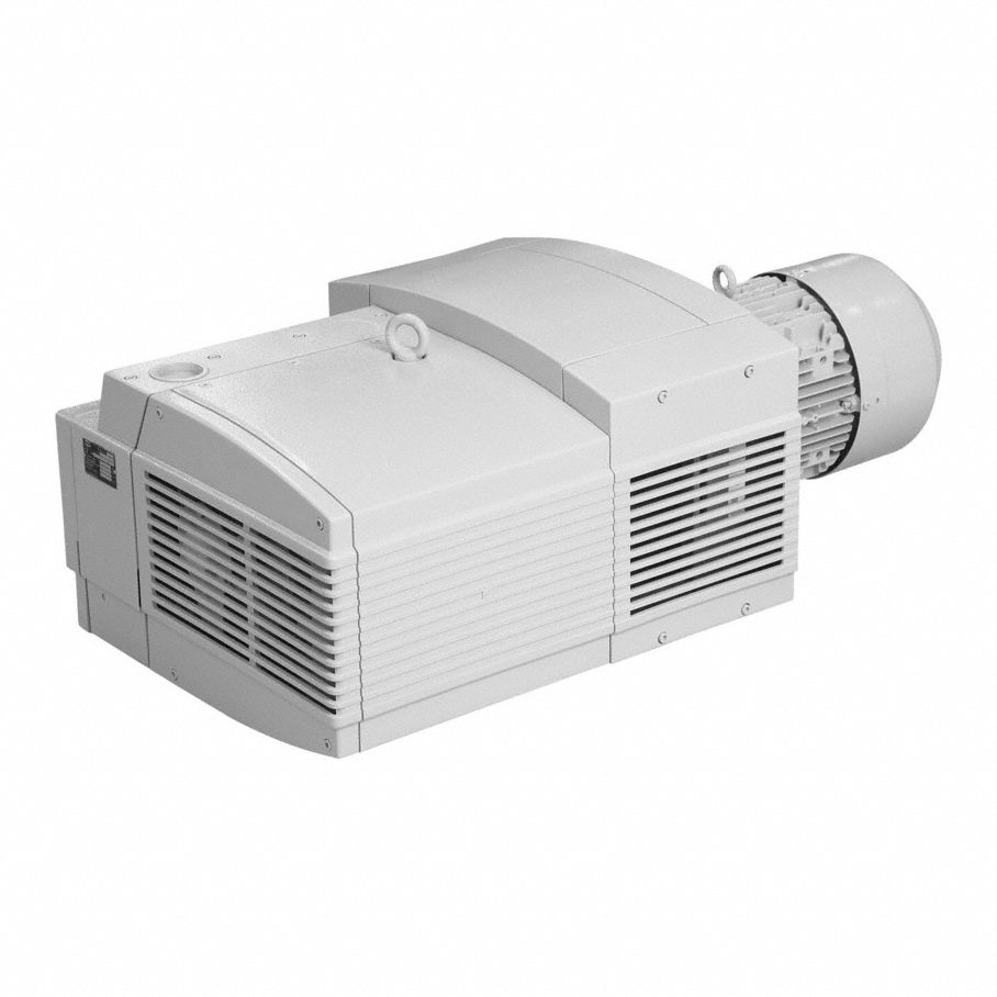 Dry running vacuum pump: 4.8 kW, 3 Phase, 230/460V AC, 154 cu m/hr Free Air Displacement