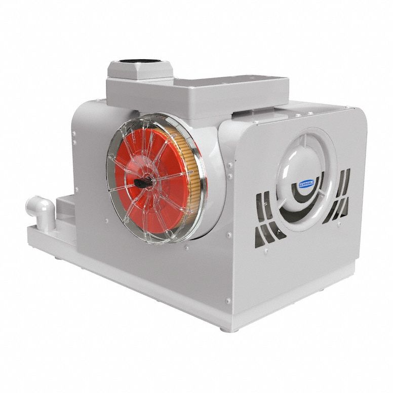 Vacuum Claw Pump: EVE-KL, Three Phase, 2 1/2 in G Female, 1 1/2 in G Female, IP 55, 230/400V