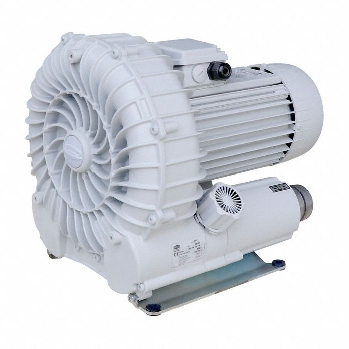 Vacuum Blower: 230 cu m/hr, 60 mm, 1 1/2 in G Female, 10.04.01.00071, SB, 6.9/3.45/6.85 A
