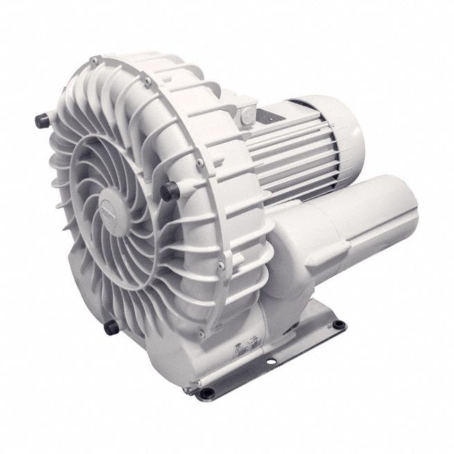 Vacuum Blower: 610 cu m/hr, 76 mm, 2 in G Female, 10.04.01.00080, SB, 16.5/8.25/17.1 A