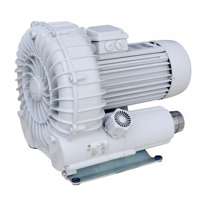 Vacuum Blower: 110 cu m/hr, 60 mm, 1 1/2 in G Female, 10.04.01.00089, SB, 6.9/3.45/6.85 A