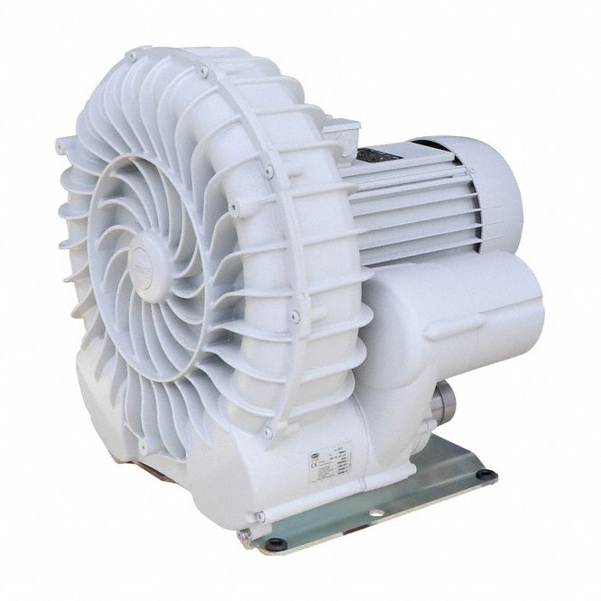 Vacuum Blower: 235 cu m/hr, 60 mm, 2 in G Female, 10.04.01.00092, SB, 12.0/6.0/12.7 A