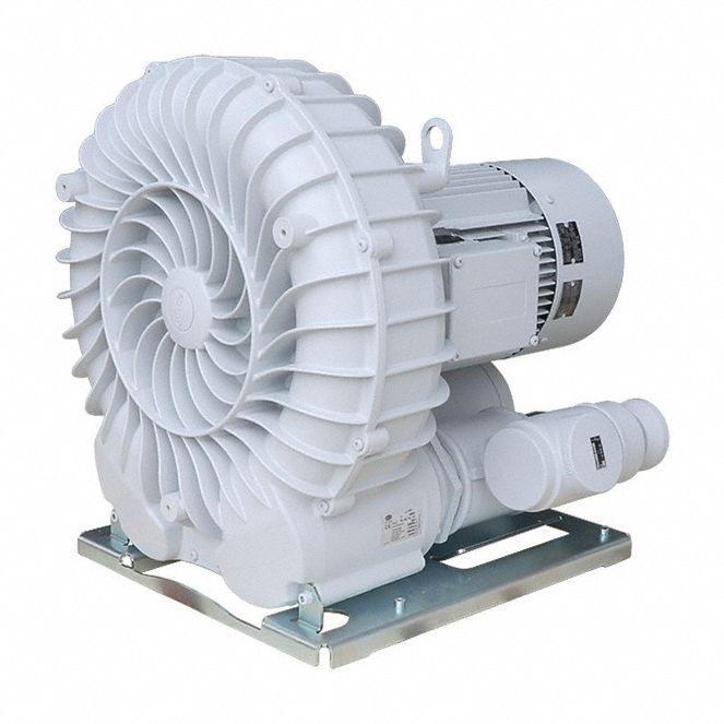 Vacuum Blower: 610 cu m/hr, 100 mm, 4 in G Female, 10.04.01.00101, SB, 44.8/22.4/46.5 A
