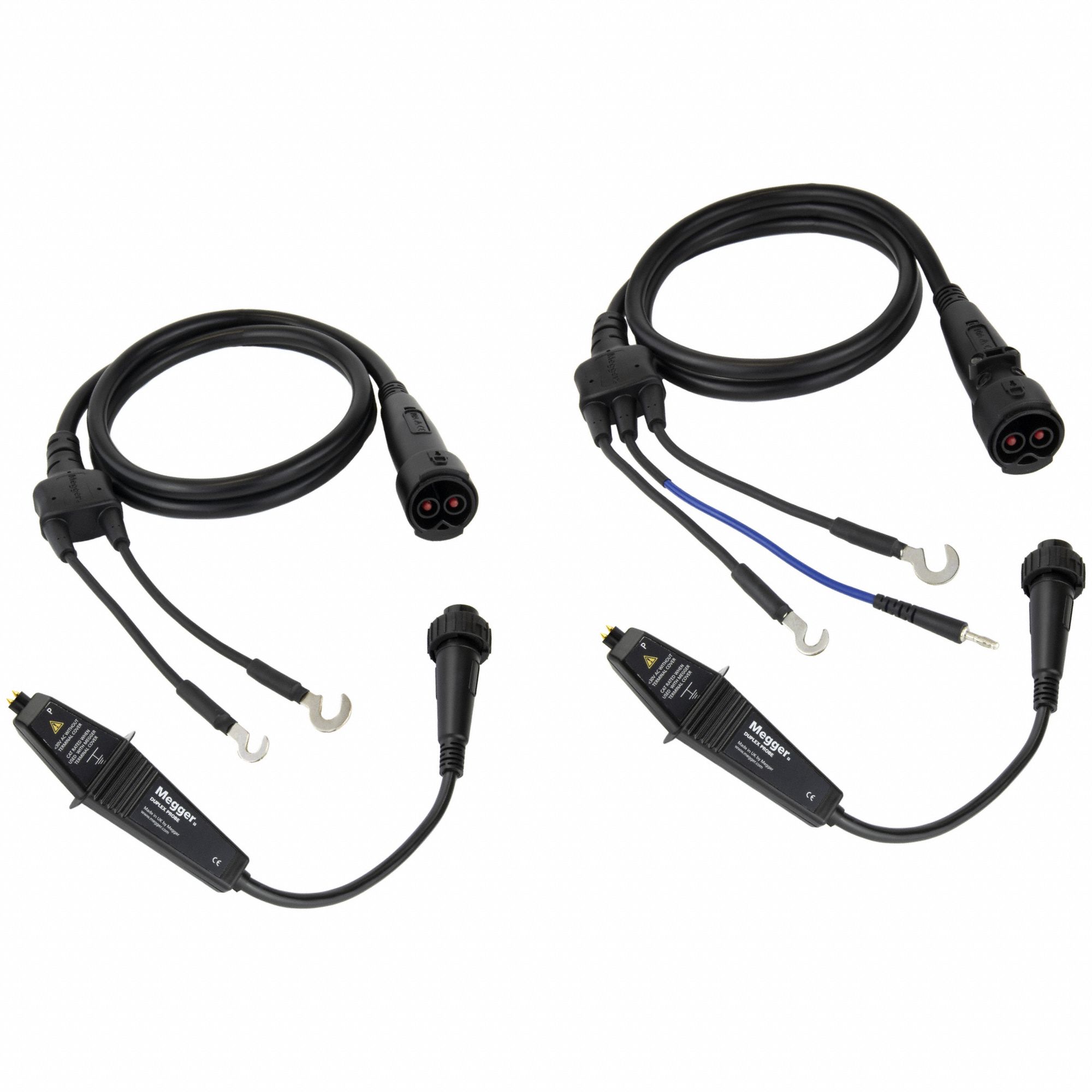 Test Lead Set: CAT III 300V, 4.9 ft Test Lead Lg, 1006-444